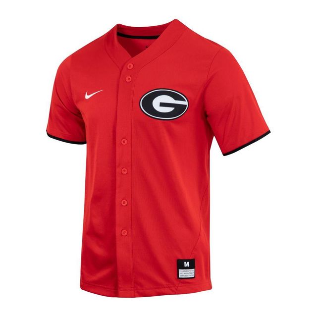 Nike Men's Georgia Bulldogs #1 Dri-Fit Limited VF Football Jersey - Red - S Each