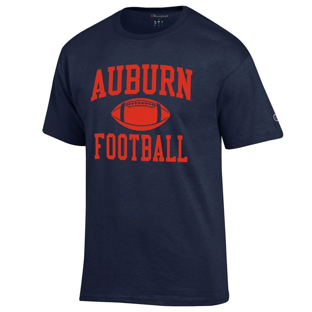 Auburn Champion Men's Basic Football Tee Shirt