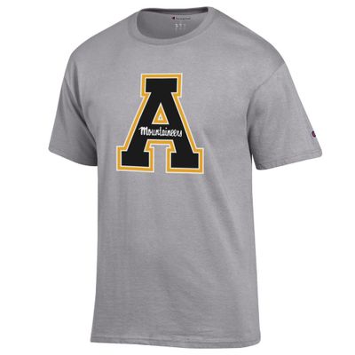 Appalachian State Champion Men's Giant Block A Logo Tee