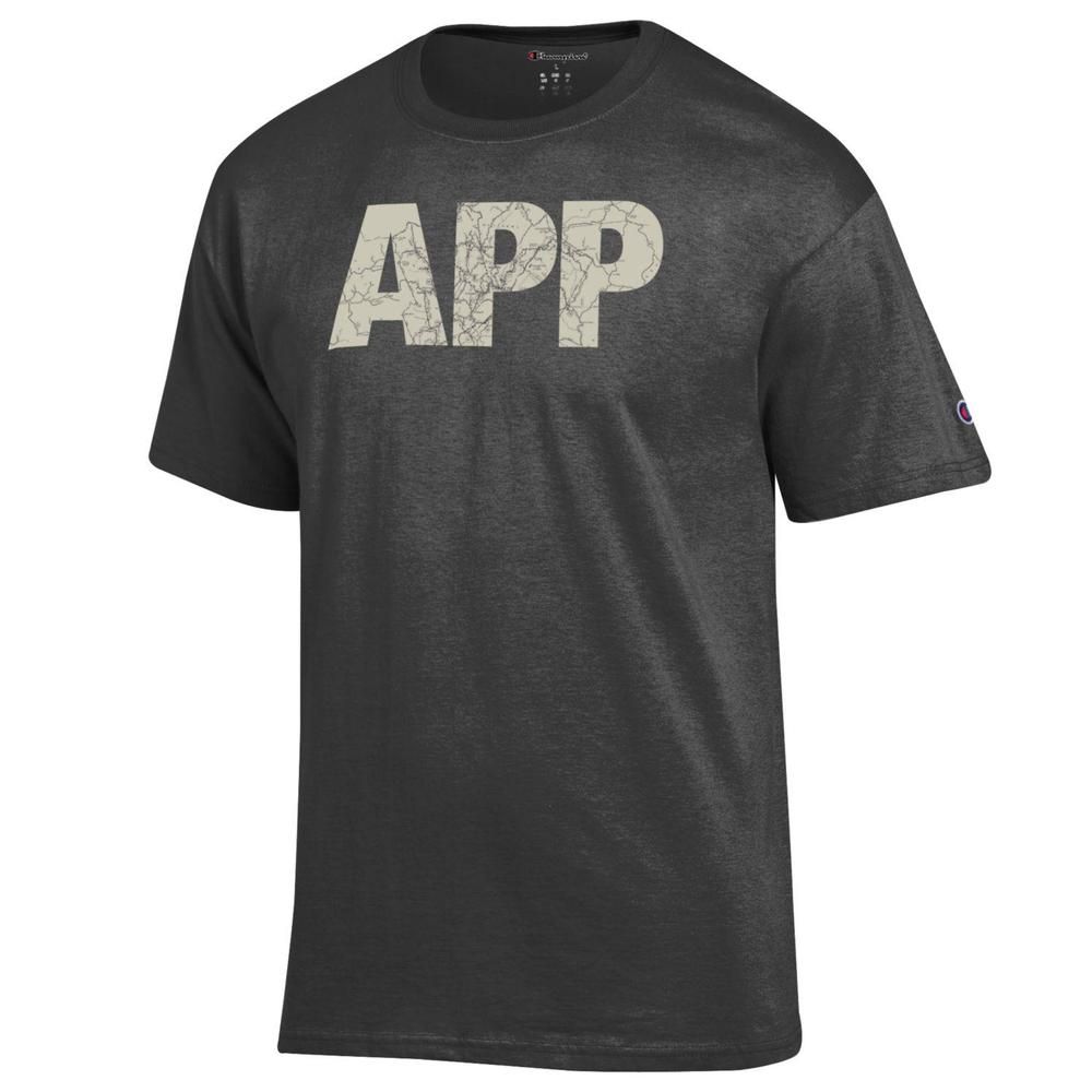 App | Appalachian State Champion Men's Town Lettering Tee Alumni Hall