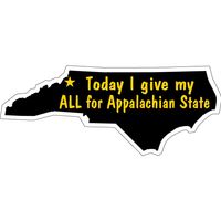  App | Appalachian State Today L Give My All For Appalachian State Decal 6  | Alumni Hall