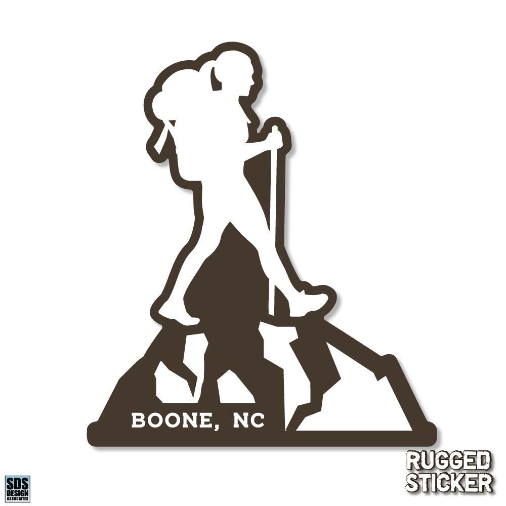  Ahs | Seasons Design Boone Female Hiker Decal | Alumni Hall