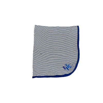 Kentucky Striped Knit Baby Blanket