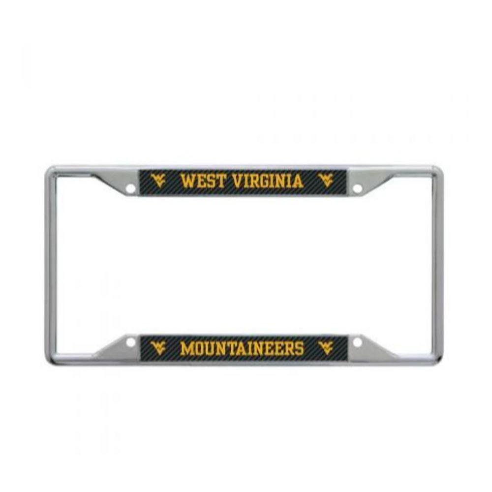 West Virginia Carbon Fiber Logo License Plate Frame