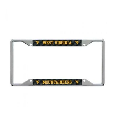 West Virginia Carbon Fiber Logo License Plate Frame