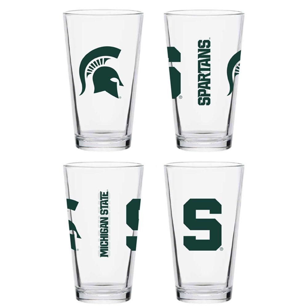  Spartans | Michigan State 16 Oz Core Pint Glass | Alumni Hall