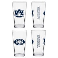  Aub | Auburn 16 Oz Core Pint Glass | Alumni Hall