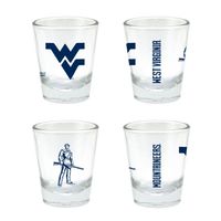  Wvu | West Virginia 2 Oz Core Shot Glass | Alumni Hall