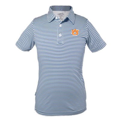 Auburn Youth Carson Striped Polo