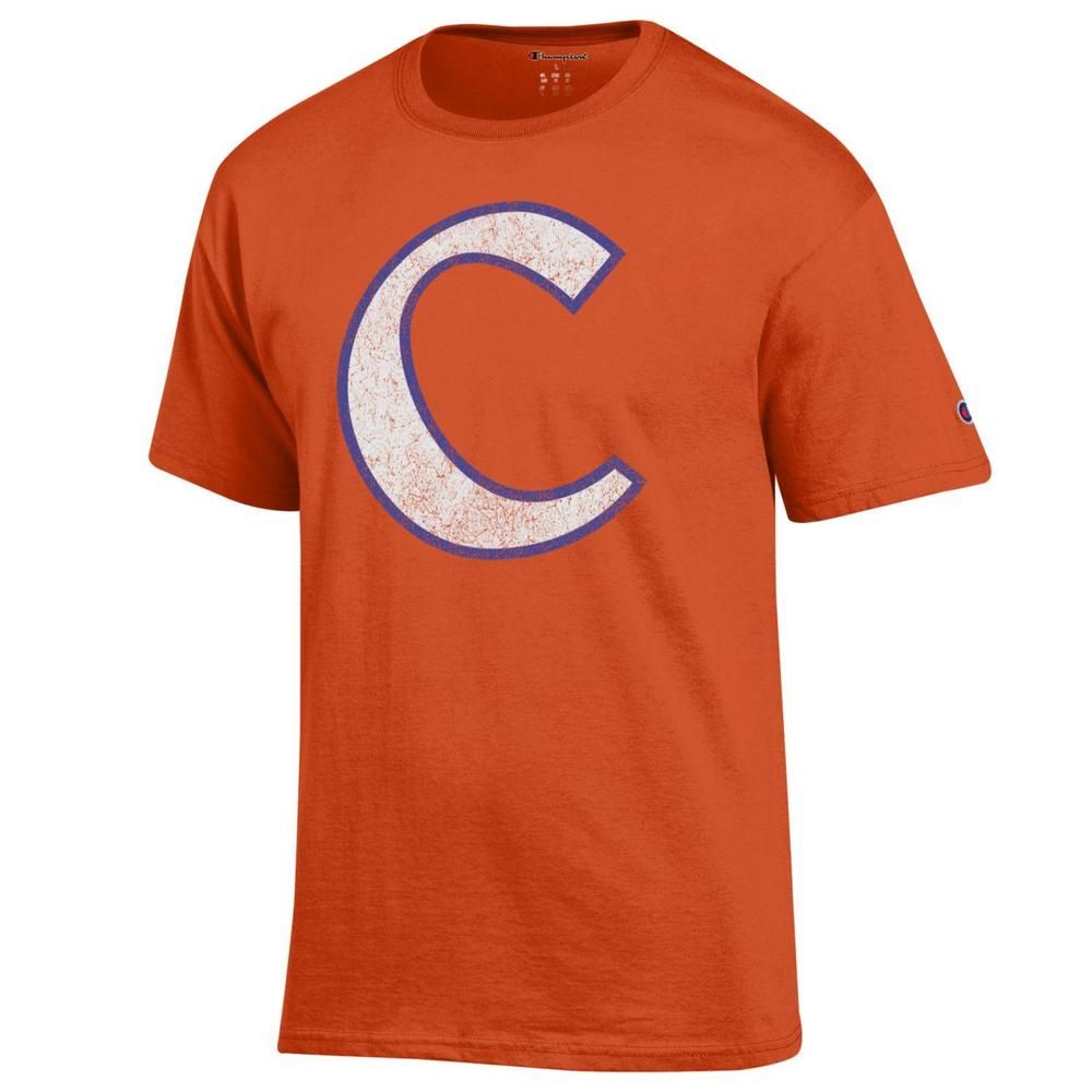 Clemson Champion Men's Giant C Logo Tee