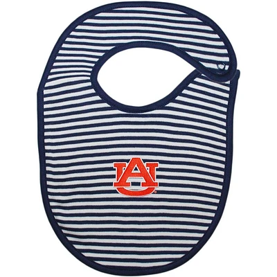 Auburn Striped Infant Bib