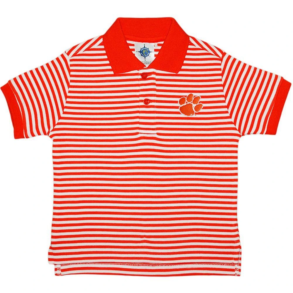Clemson Toddler Striped Polo