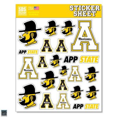  App | Appalachian State Sticker Sheet | Alumni Hall