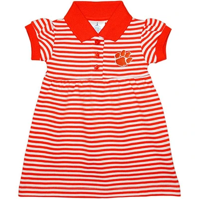 Clemson Infant Striped Game Dress with Bloomers