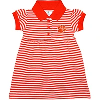 Clemson Infant Striped Game Dress with Bloomers
