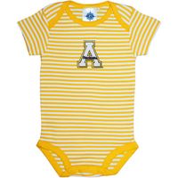 App State Infant Striped Bodysuit