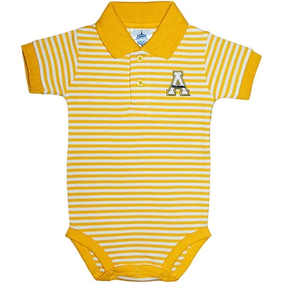 App State Infant Striped Polo Bodysuit