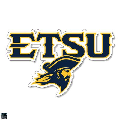  Etsu | Etsu Bucs 6  Decal | Alumni Hall