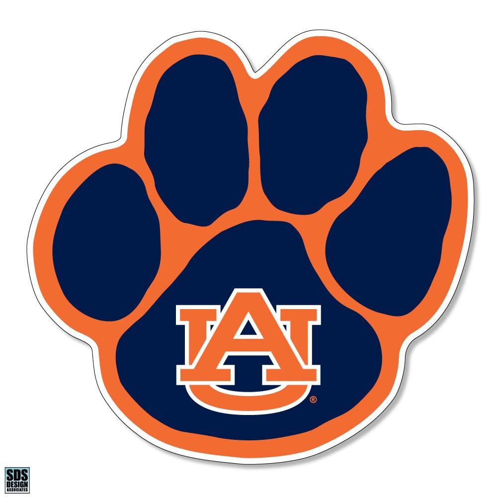  Aub | Auburn Paw 2  Decal | Alumni Hall