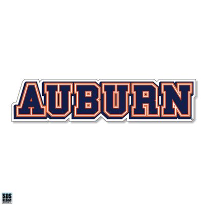  Aub | Auburn Block Text 2  Decal | Alumni Hall