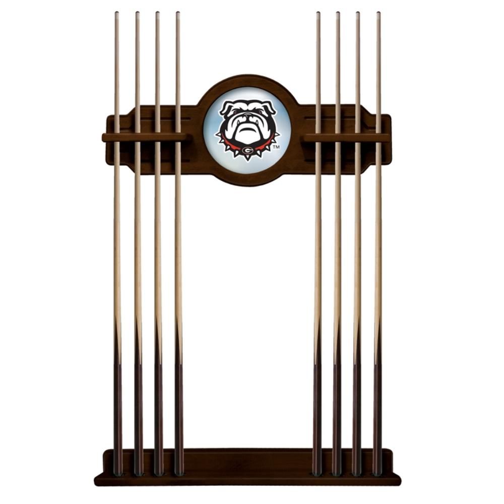 Georgia Bulldog Logo Navajo Cue Rack