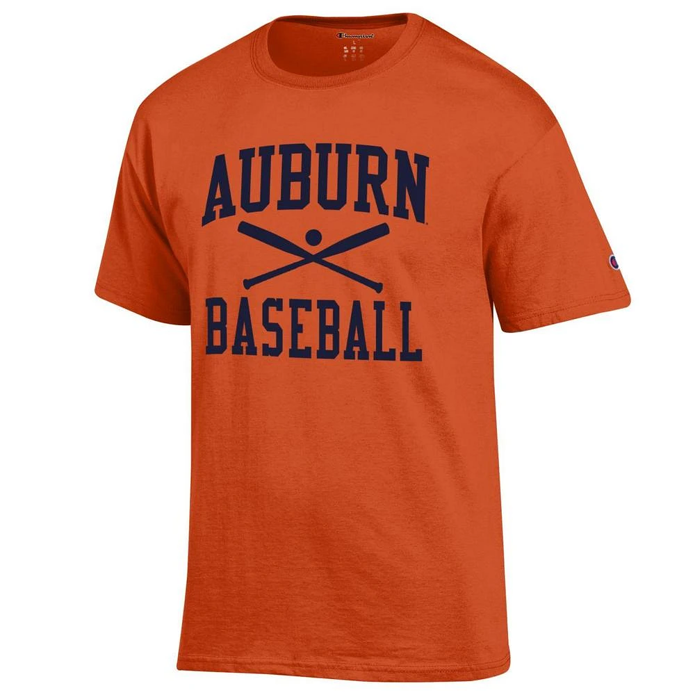 Auburn Champion Men's Basic Baseball Tee Shirt