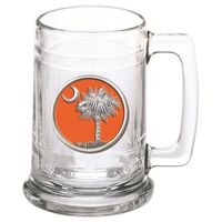  Ahs | Heritage Pewter Orange Palmetto Emblem Stern Glass | Alumni Hall