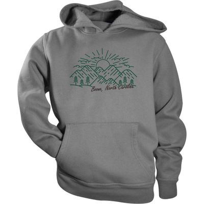 Ahs | Boone Toddler Mountain Sketch Fleece Hoodie Alumni Hall