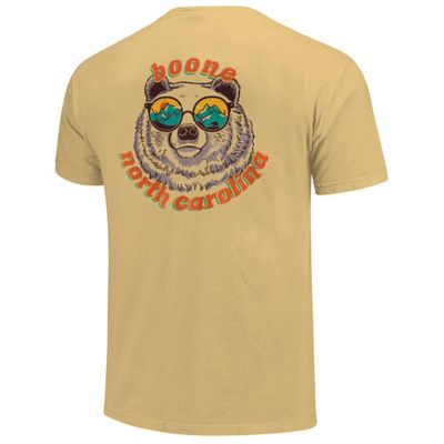 Ahs | Boone Retro Bear With Glasses Short Sleeve Comfort Colors Tee Alumni Hall