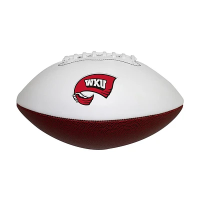 WKU Logo Brands Autograph Football