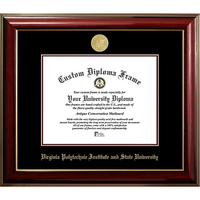 Virginia Tech Classic Diploma Frame