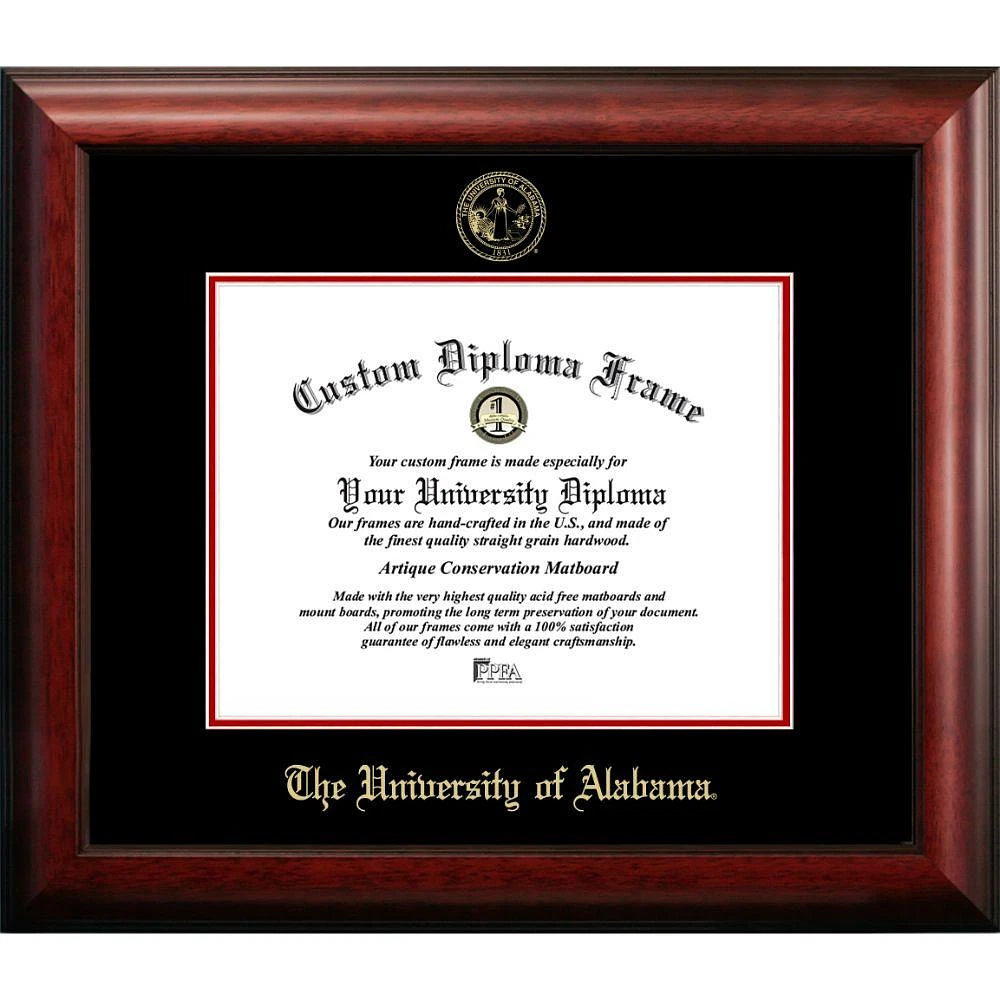 University of Alabama Satin Diploma Frame
