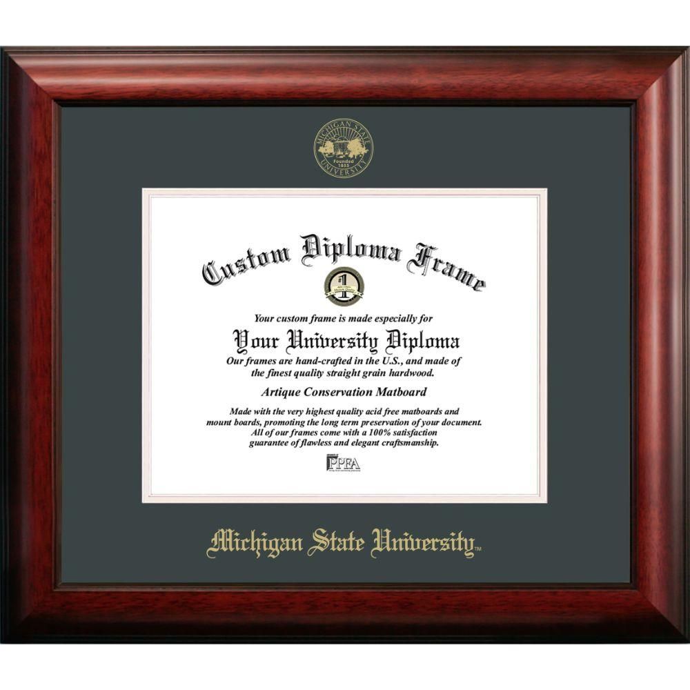  Spartans | Michigan State Satin Diploma Frame | Alumni Hall