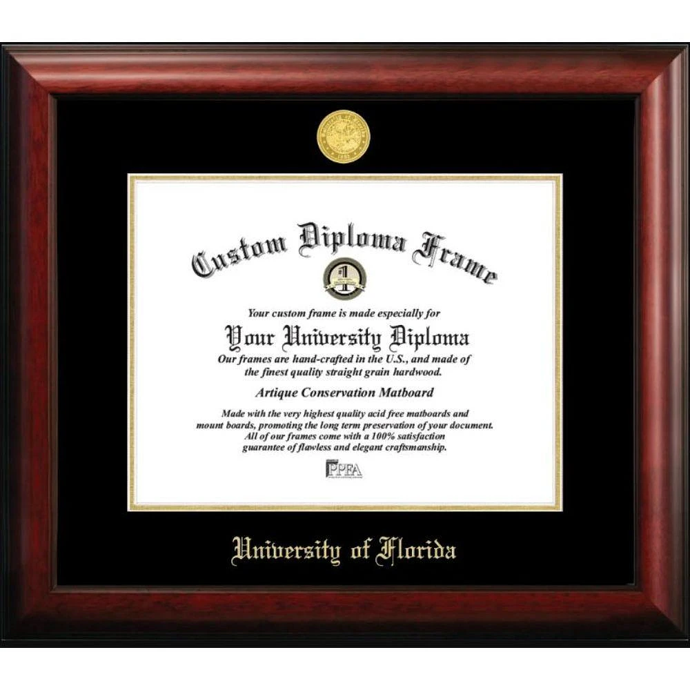 University of Florida Satin Diploma Frame