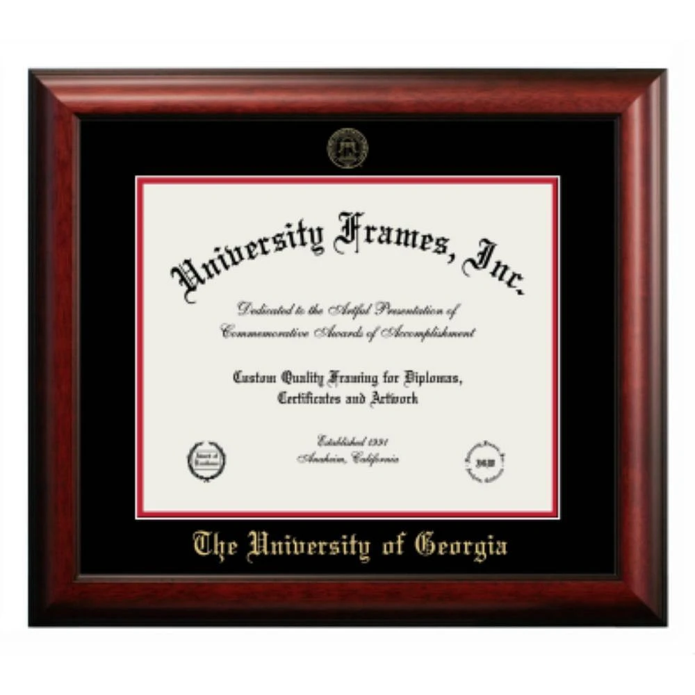 University of Georgia Satin Diploma Frame