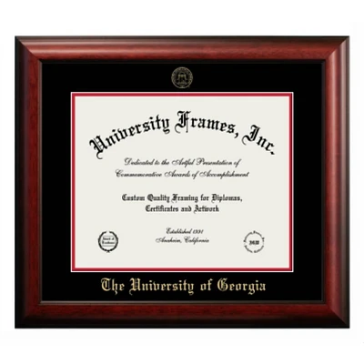 University of Georgia Satin Diploma Frame