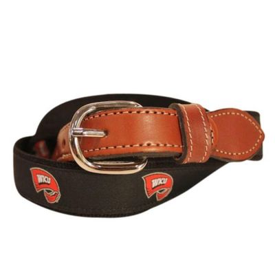 Wku | Western Kentucky Belt With Leather Buckle Alumni Hall