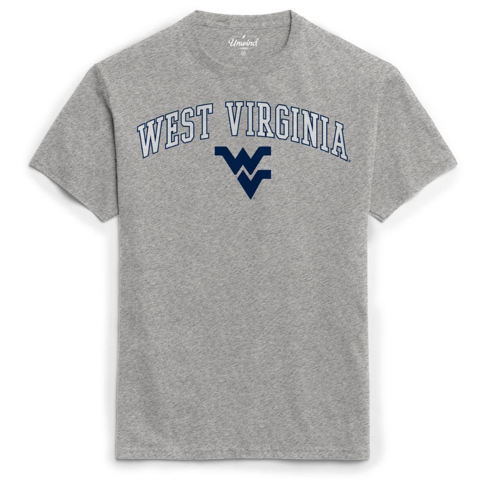 Wvu | West Virginia League Women's Puff Arch Logo Tee Alumni Hall