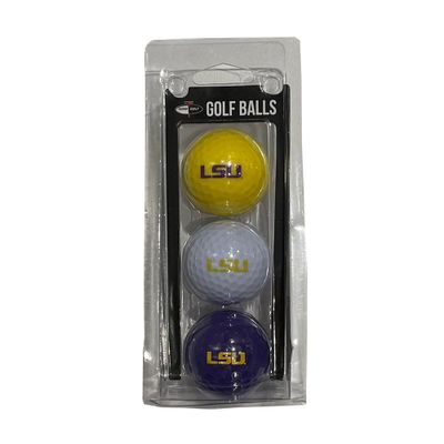  Lsu | Lsu 3 Pack Golf Balls | Alumni Hall