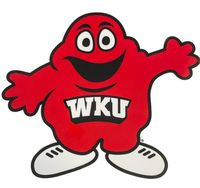  Wku | Western Kentucky 12 Inch Big Red Decal | Alumni Hall