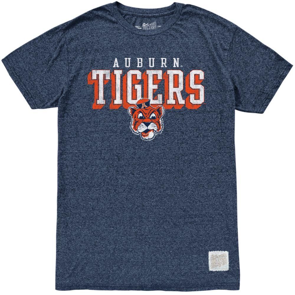 Aub | Auburn Retro Brand Bold Mock Twist Tee Alumni Hall