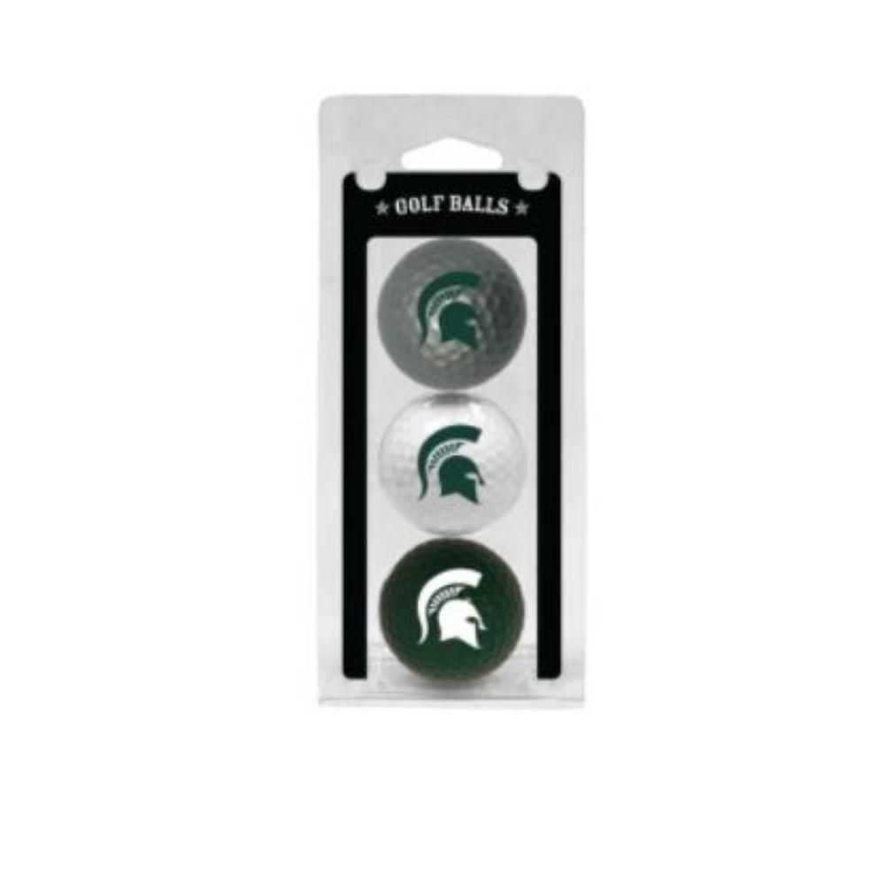  Spartans | Michigan State 3 Pack Golf Balls | Alumni Hall