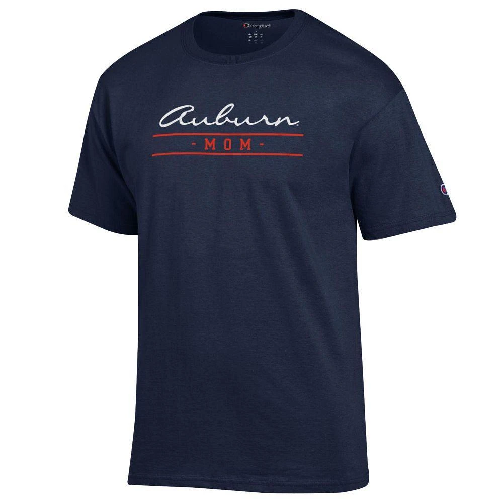 Auburn Champion Women's Script Bar Mom Tee