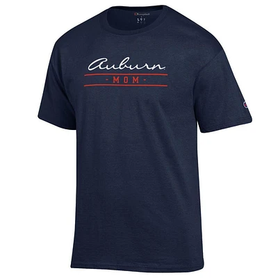 Auburn Champion Women's Script Bar Mom Tee