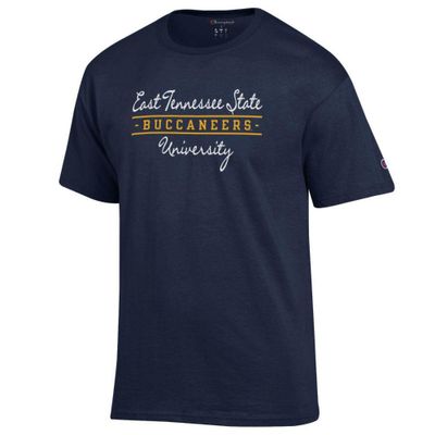 ETSU Champion Women's Script Bar Mascot Tee