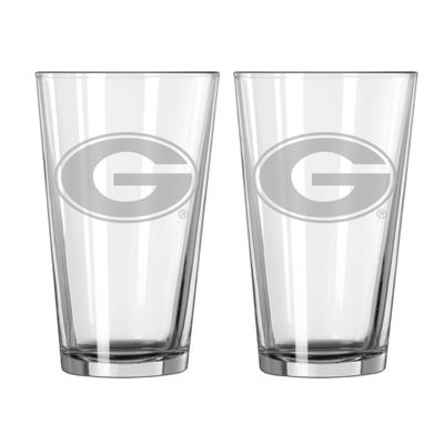  Dawgs | Georgia 16 Oz Frost Pint Glass | Alumni Hall