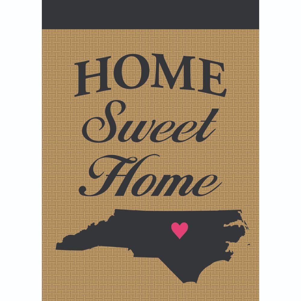  Ahs | Dickson North Carolina Home Sweet Home Burlap Garden Flag | Alumni Hall