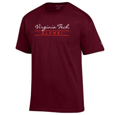 Virginia Tech Champion Women's Script Bar Alumni Tee