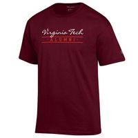 Virginia Tech Champion Women's Script Bar Alumni Tee