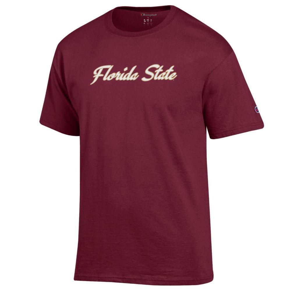 Fsu | Florida State Champion Women's Basic Script Tee Alumni Hall